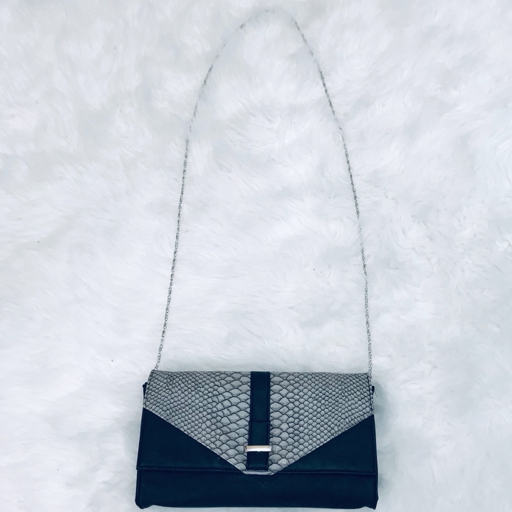 Faux Snake Skin Purse